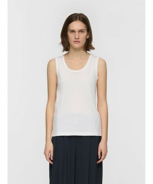 mizuiro ind / ミズイロインド カットソー | mizuiro ind ベーシックタンクトップ（オフホワイト(color11)）