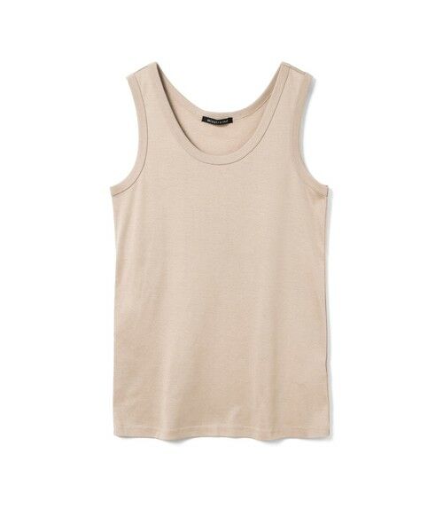 mizuiro ind / ミズイロインド カットソー | mizuiro ind ベーシックタンクトップ（ベージュ(color20)）