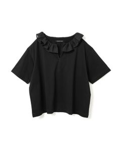 mizuiro ind / ミズイロインド カットソー | mizuiro ind フリルカラースキッパーTシャツ