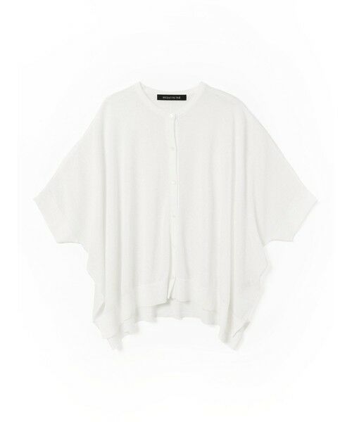 mizuiro ind / ミズイロインド カーディガン・ボレロ | mizuiro ind ハイガーゼワイドカーディガン（オフホワイト(color11)）