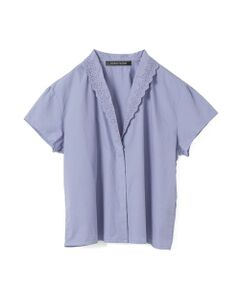 mizuiro ind / ミズイロインド シャツ・ブラウス | mizuiro ind レースカラーシャツ