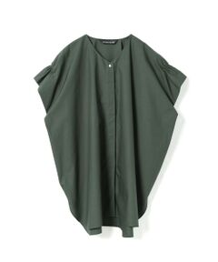 mizuiro ind / ミズイロインド シャツ・ブラウス | mizuiro ind Vネックワイドチュニックシャツ