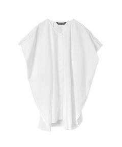 mizuiro ind / ミズイロインド シャツ・ブラウス | mizuiro ind Vネックワイドチュニックシャツ