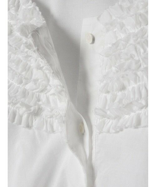 mizuiro ind / ミズイロインド シャツ・ブラウス | mizuiro ind フリルデザインクルーネックシャツ | 詳細11
