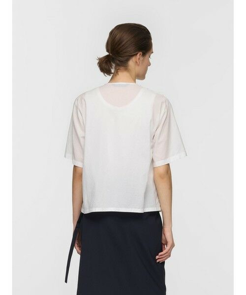 mizuiro ind / ミズイロインド シャツ・ブラウス | mizuiro ind フリルデザインクルーネックシャツ | 詳細5