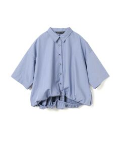 mizuiro ind / ミズイロインド シャツ・ブラウス | mizuiro ind ハーフスリーブバルーンシャツ