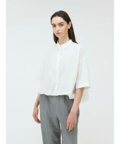 mizuiro ind ハーフスリーブバルーンシャツ