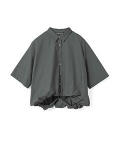 mizuiro ind / ミズイロインド シャツ・ブラウス | mizuiro ind ハーフスリーブバルーンシャツ