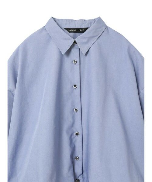 mizuiro ind / ミズイロインド シャツ・ブラウス | mizuiro ind ハーフスリーブバルーンシャツ | 詳細3
