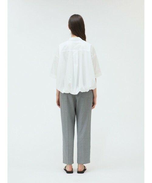 mizuiro ind / ミズイロインド シャツ・ブラウス | mizuiro ind ハーフスリーブバルーンシャツ | 詳細14