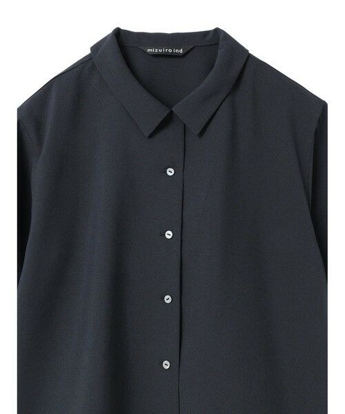 mizuiro ind / ミズイロインド シャツ・ブラウス | mizuiro ind ハーフスリーブシャツ | 詳細3