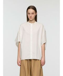 mizuiro ind / ミズイロインド シャツ・ブラウス | mizuiro ind スタンドカラーコクーンシャツ