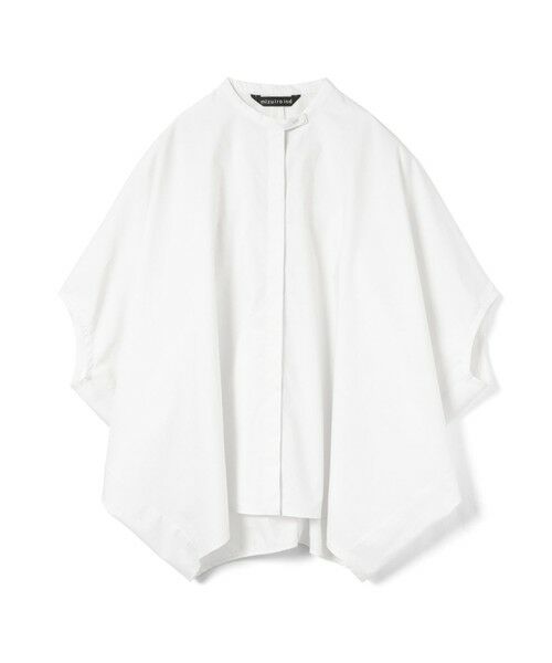 mizuiro ind / ミズイロインド シャツ・ブラウス | mizuiro ind スタンドカラーコクーンシャツ（オフホワイト(color11)）