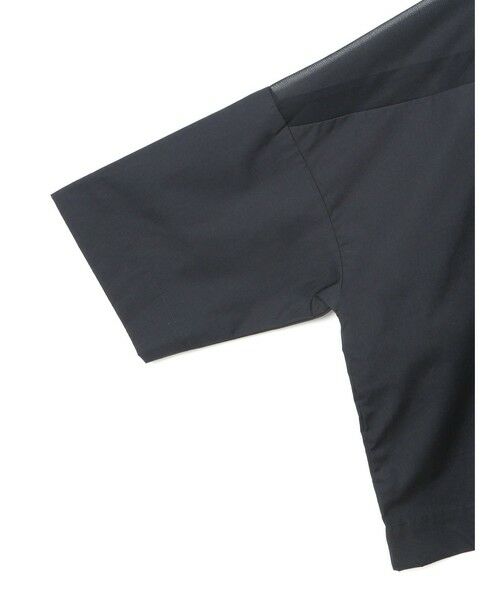 mizuiro ind / ミズイロインド シャツ・ブラウス | mizuiro ind シアーショルダースタンドカラーワイドシャツ | 詳細5