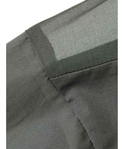 mizuiro ind / ミズイロインド シャツ・ブラウス | mizuiro ind シアーショルダースタンドカラーワイドシャツ | 詳細18