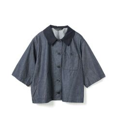 mizuiro ind / ミズイロインド シャツ・ブラウス | mizuiro ind ハーフスリーブデニムシャツ