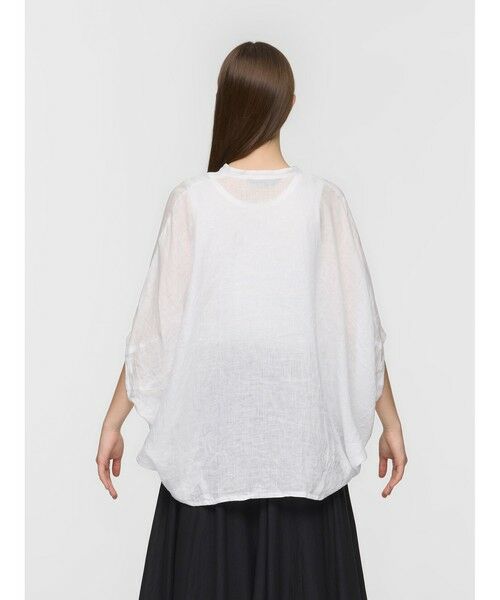 mizuiro ind / ミズイロインド シャツ・ブラウス | mizuiro ind リネンスタンドカラーコクーンシャツ | 詳細7