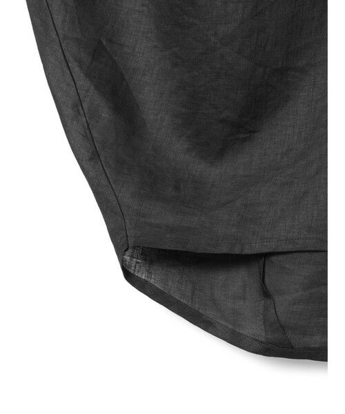 mizuiro ind / ミズイロインド シャツ・ブラウス | mizuiro ind リネンスタンドカラーコクーンシャツ | 詳細16