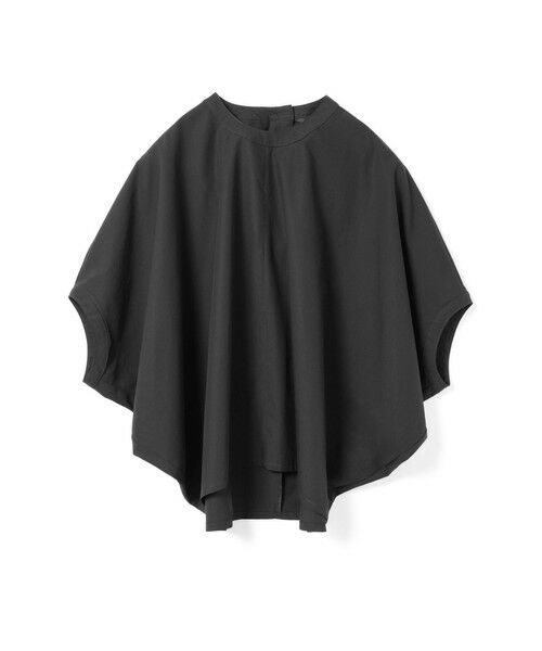 mizuiro ind / ミズイロインド シャツ・ブラウス | mizuiro ind コットンリネンコクーンプルオーバー（ブラックA(color99A)）