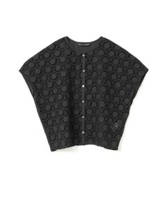 mizuiro ind / ミズイロインド シャツ・ブラウス | mizuiro ind レースコンビクルーネックシャツ