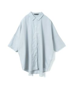 mizuiro ind / ミズイロインド シャツ・ブラウス | mizuiro ind ハーフスリーブワイドシャツ