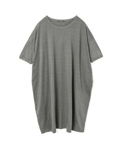 mizuiro ind / ミズイロインド ロング・マキシ丈ワンピース | mizuiro ind クルーネックワイドワンピース