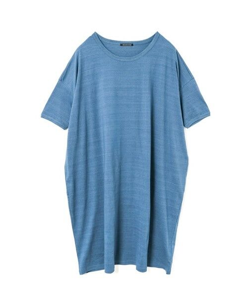 mizuiro ind / ミズイロインド ロング・マキシ丈ワンピース | mizuiro ind クルーネックワイドワンピース | 詳細1