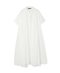 mizuiro ind / ミズイロインド ロング・マキシ丈ワンピース | mizuiro ind ハーフスリーブフレアシャツワンピース