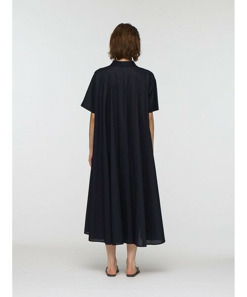 mizuiro ind / ミズイロインド ロング・マキシ丈ワンピース | mizuiro ind ハーフスリーブフレアシャツワンピース | 詳細7
