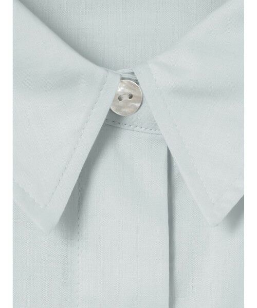 mizuiro ind / ミズイロインド ロング・マキシ丈ワンピース | mizuiro ind ハーフスリーブフレアシャツワンピース | 詳細14