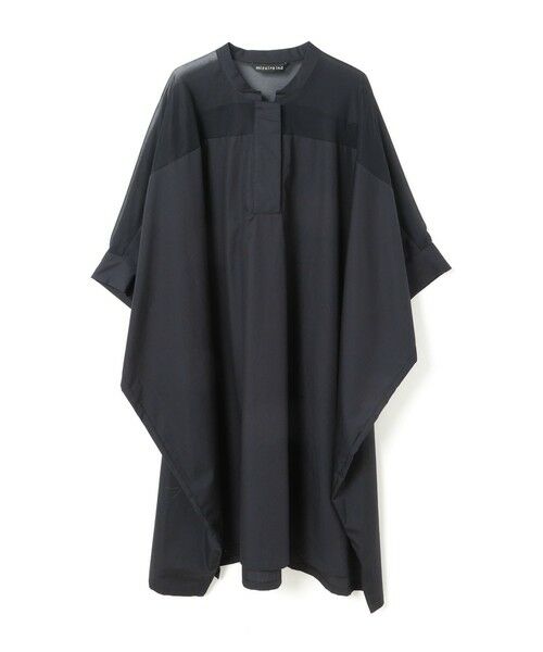 mizuiro ind / ミズイロインド ドレス | mizuiro ind シアーショルダーワンピース（ネイビー(color77)）