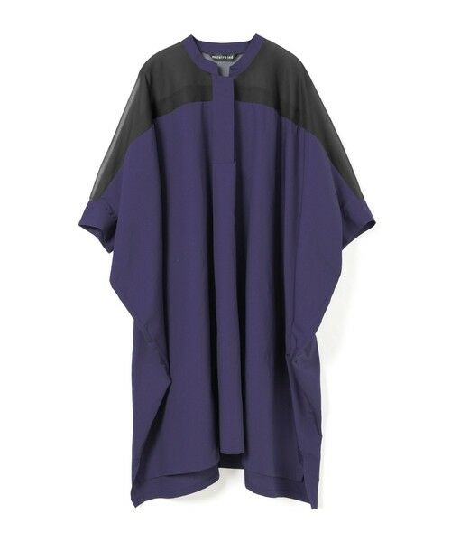 mizuiro ind / ミズイロインド ドレス | mizuiro ind シアーショルダーワンピース（パープル(color32)）