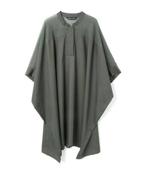 mizuiro ind / ミズイロインド ドレス | mizuiro ind シアーショルダーワンピース（ダークグレー(color92)）