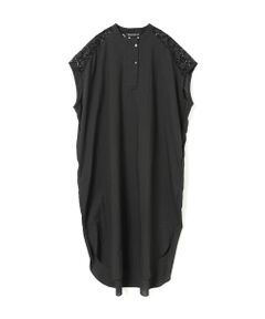 mizuiro ind / ミズイロインド ロング・マキシ丈ワンピース | mizuiro ind レースショルダーロングワンピース