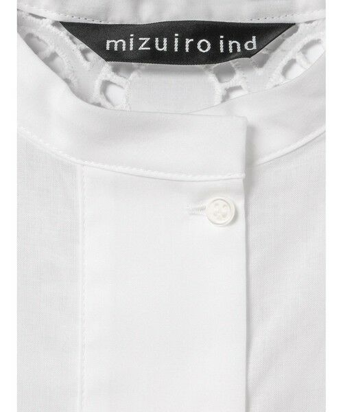 mizuiro ind / ミズイロインド ロング・マキシ丈ワンピース | mizuiro ind レースショルダーロングワンピース | 詳細2