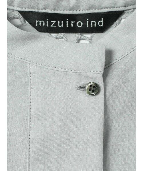 mizuiro ind / ミズイロインド ロング・マキシ丈ワンピース | mizuiro ind レースショルダーロングワンピース | 詳細18