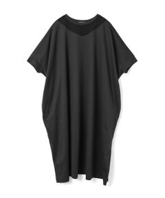 mizuiro ind / ミズイロインド ロング・マキシ丈ワンピース | mizuiro ind チュールネックワイドワンピース