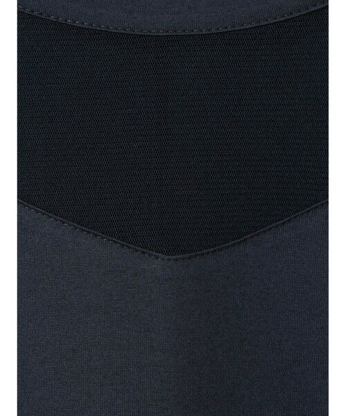 mizuiro ind / ミズイロインド ロング・マキシ丈ワンピース | mizuiro ind チュールネックワイドワンピース | 詳細1