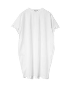 mizuiro ind / ミズイロインド ドレス | mizuiro ind ロールアップスリーブワイドワンピース