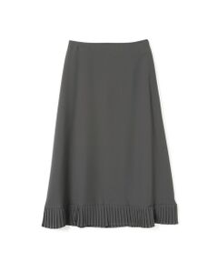 mizuiro ind / ミズイロインド ミニ・ひざ丈スカート | mizuiro ind プリーツヘムAラインスカート