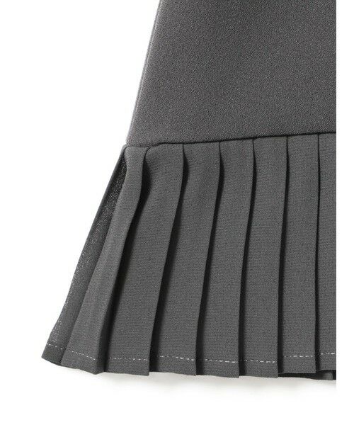 mizuiro ind / ミズイロインド ミニ・ひざ丈スカート | mizuiro ind プリーツヘムAラインスカート | 詳細17