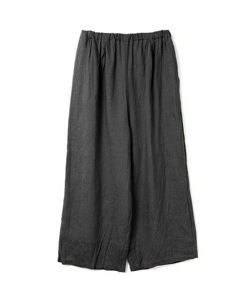 mizuiro ind / ミズイロインド その他パンツ | mizuiro ind リネンワイドイージーパンツ(ブラックA(color99A))