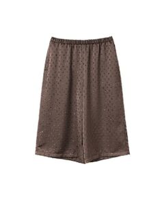 mizuiro ind / ミズイロインド その他パンツ | mizuiro ind サテンジャカードキュロットパンツ