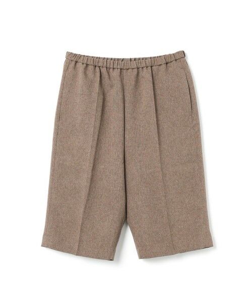 mizuiro ind / ミズイロインド その他パンツ | mizuiro ind センタープレスショートパンツ(ブラウン(color44))