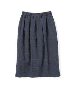 mizuiro ind / ミズイロインド ミニ・ひざ丈スカート | mizuiro ind カラミチェックタックコクーンスカート