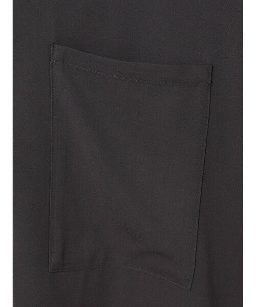 mizuiro ind / ミズイロインド シャツ・ブラウス | mizuiro ind T/Rバンドカラーロングシャツ | 詳細3