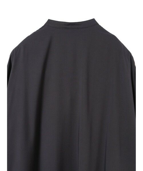 mizuiro ind / ミズイロインド シャツ・ブラウス | mizuiro ind T/Rバンドカラーロングシャツ | 詳細7