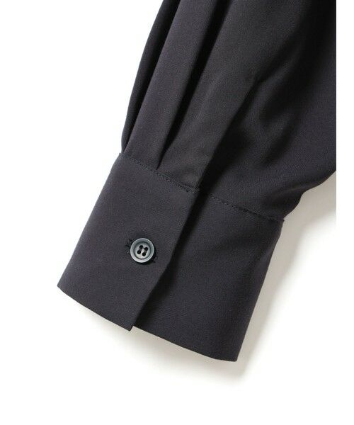 mizuiro ind / ミズイロインド シャツ・ブラウス | mizuiro ind T/Rバンドカラーロングシャツ | 詳細8