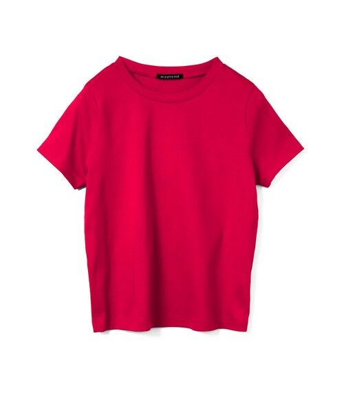 mizuiro ind / ミズイロインド カットソー | mizuiro ind コンパクトベーシックT（レッド(color42)）
