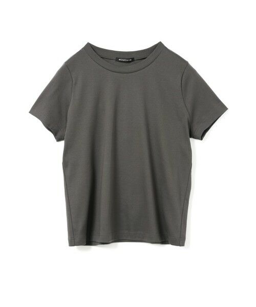 mizuiro ind / ミズイロインド カットソー | mizuiro ind コンパクトベーシックT（ダークグレー(color92)）